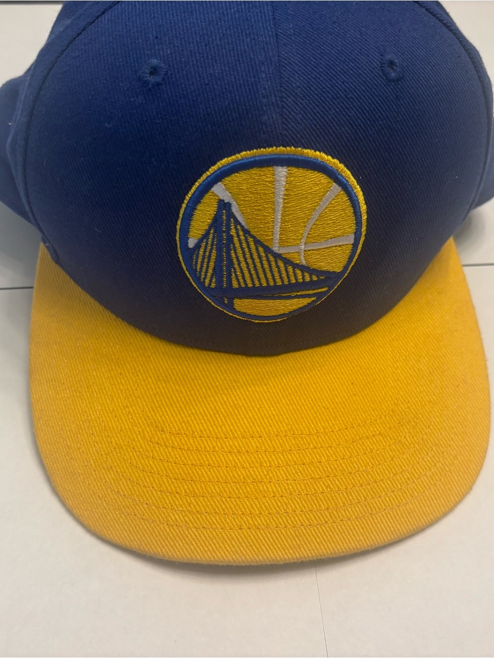 Golden State Warriors Blue & Yellow Snapback Hat Cap Adjustable NBA